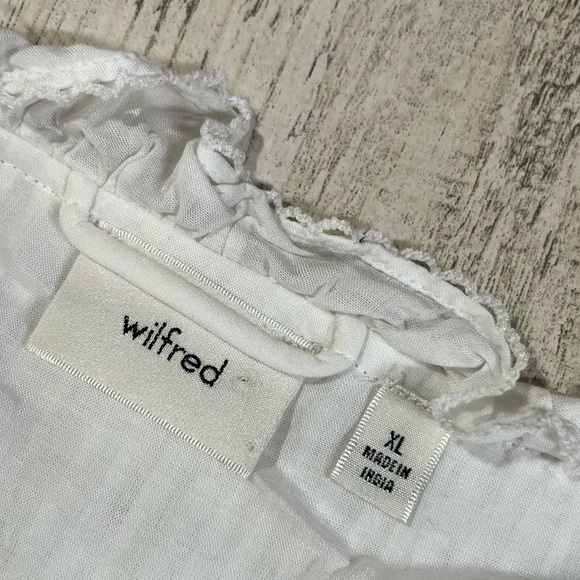 Wilfred Aritzia Aeneas White Midi  Dress xl - Picture 6 of 11